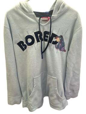 The Wonderful World Of Disney Eeyore Bored Hoodie Size 2X